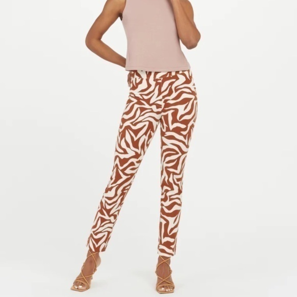 Spanx Printed Ankle Slim Pant SZ SP